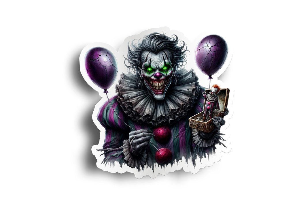 Evil Clown Sticker