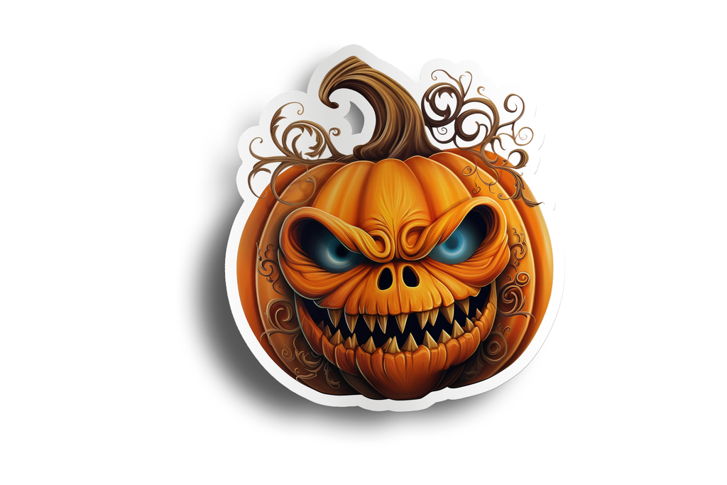 Evil Pumpkin Sticker