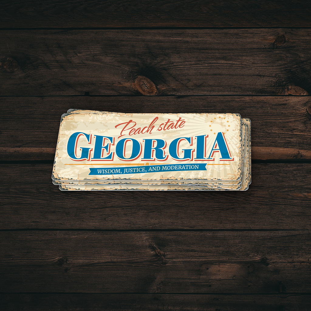 Georgia State Vintage Sticker