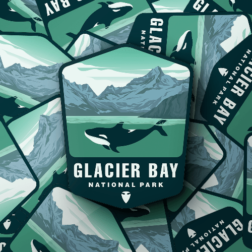 Glacier Bay National Park Sticker