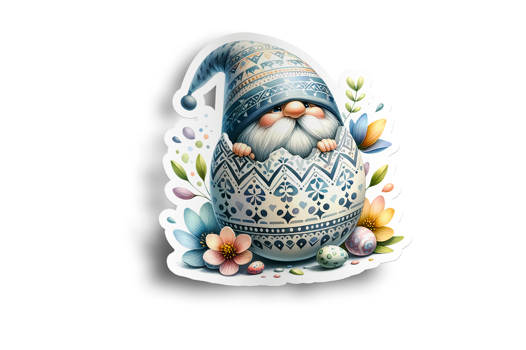 Easter Gnome Egg Sticker