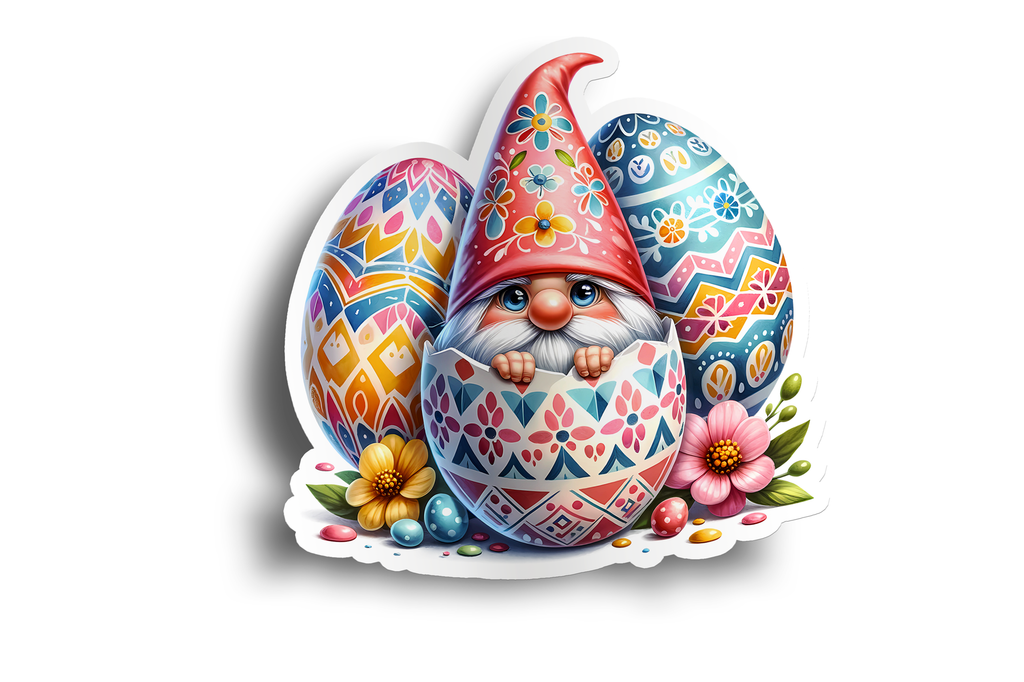 Gnome Easter Eggs Sticker