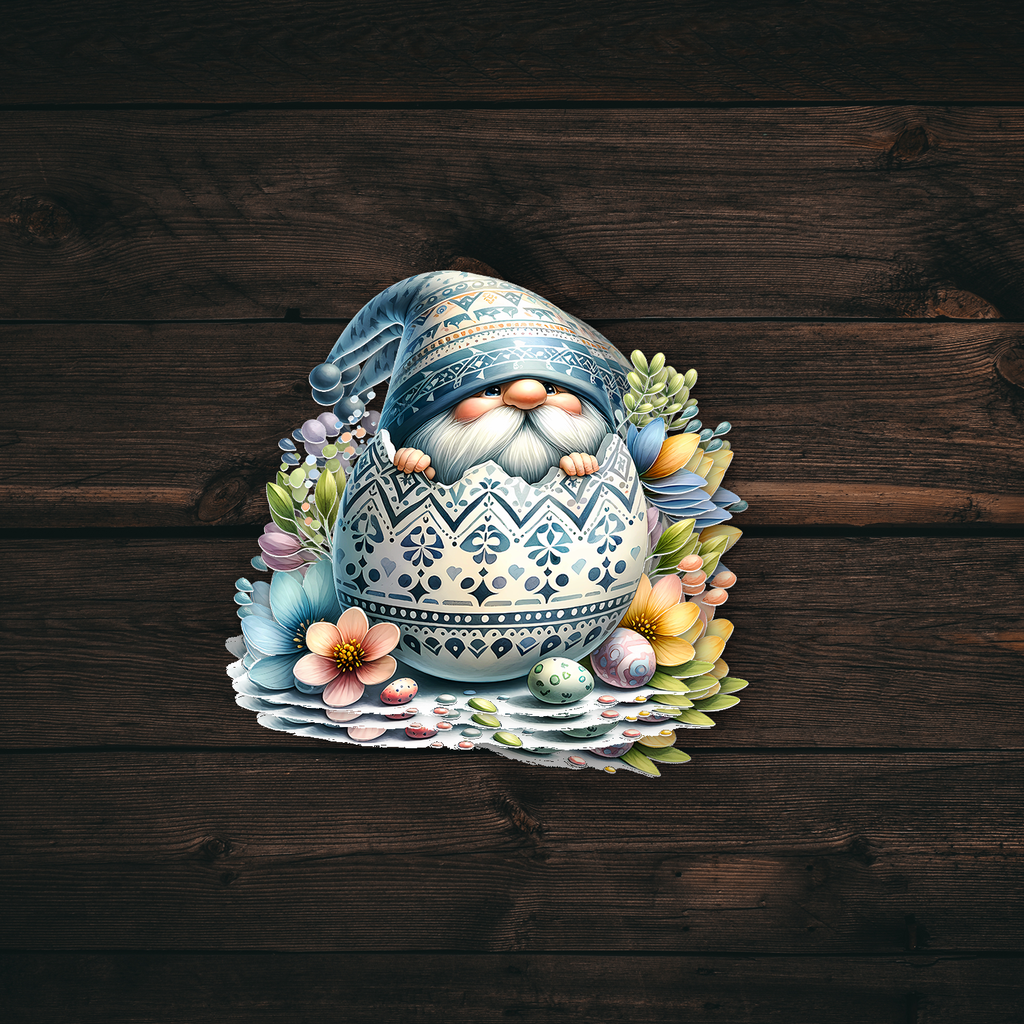 Easter Gnome Egg Sticker