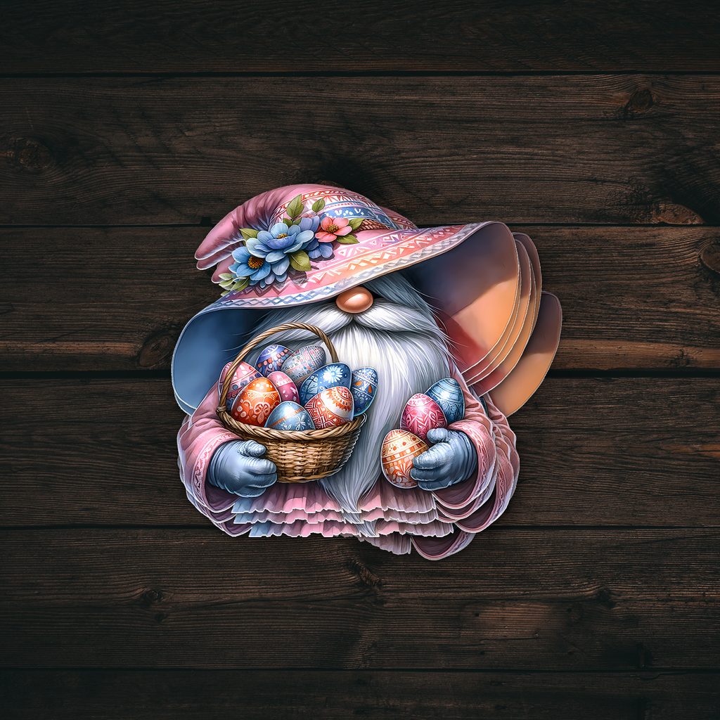 Gnome Easter Eggs Sticker