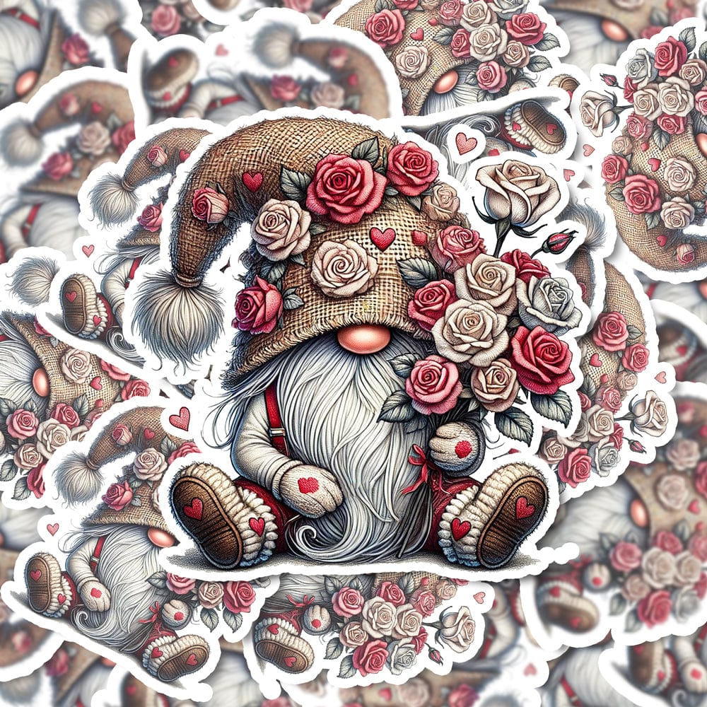 Gnome Valentine Sticker