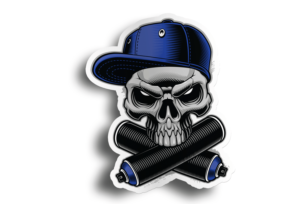 Graffiti Skull Sticker