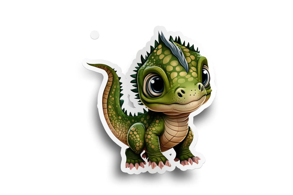 Green Baby Dinosaur