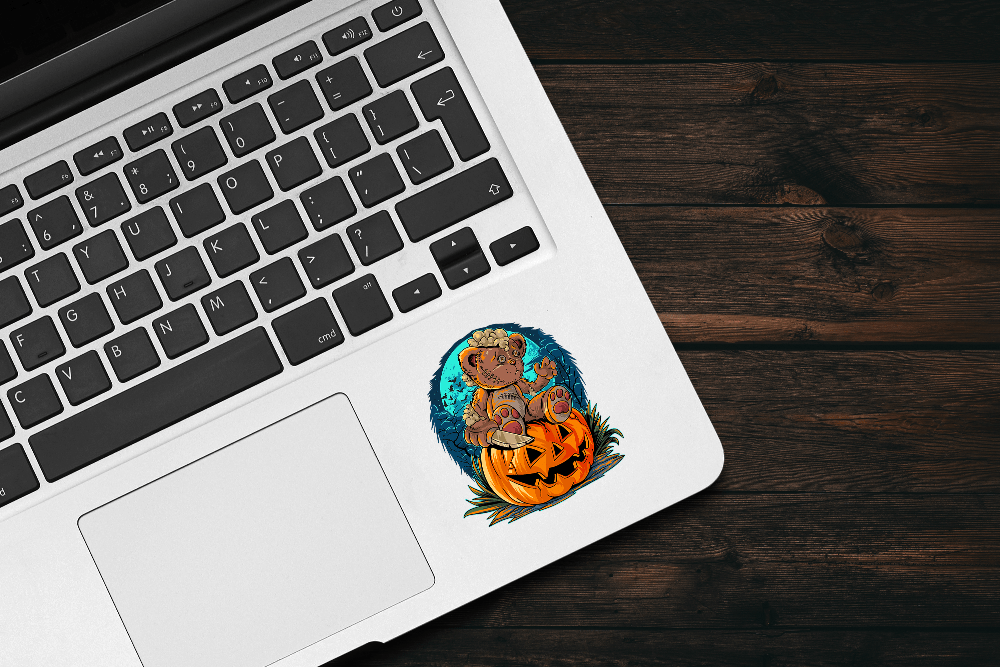 Halloween Pumpkin Killer Sticker