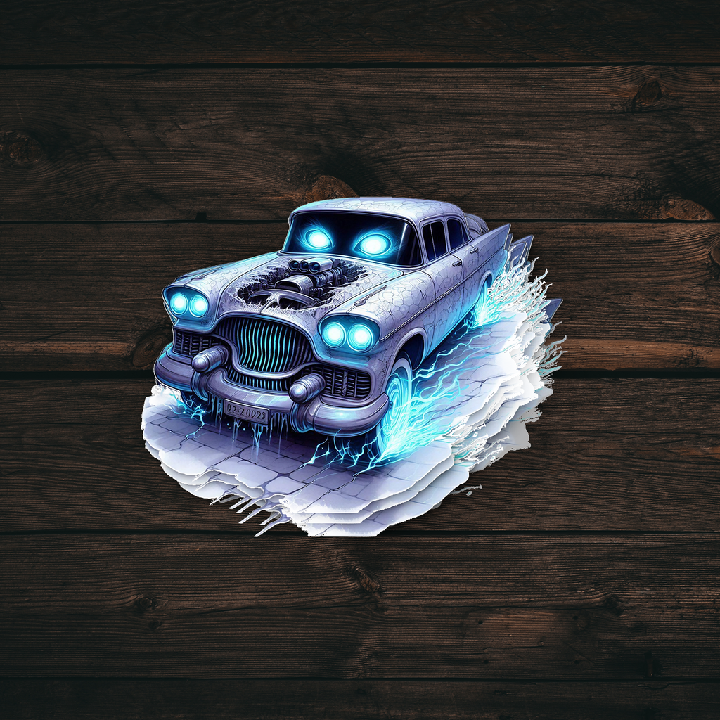 Ghost Monster Car Sticker