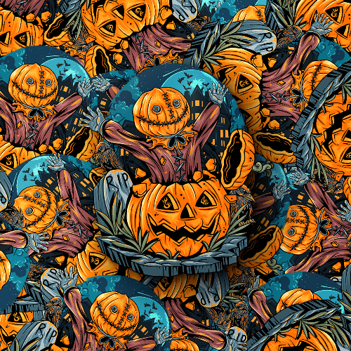 Scarecrow Pumpkin Sticker