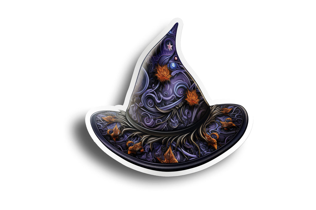 Halloween Witch Hat Sticker