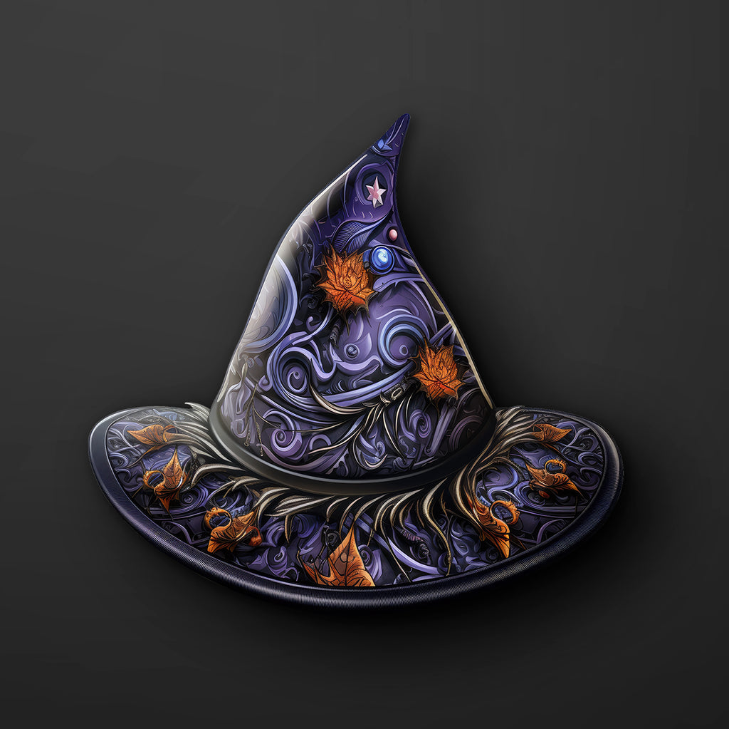 Halloween Witch Hat Sticker