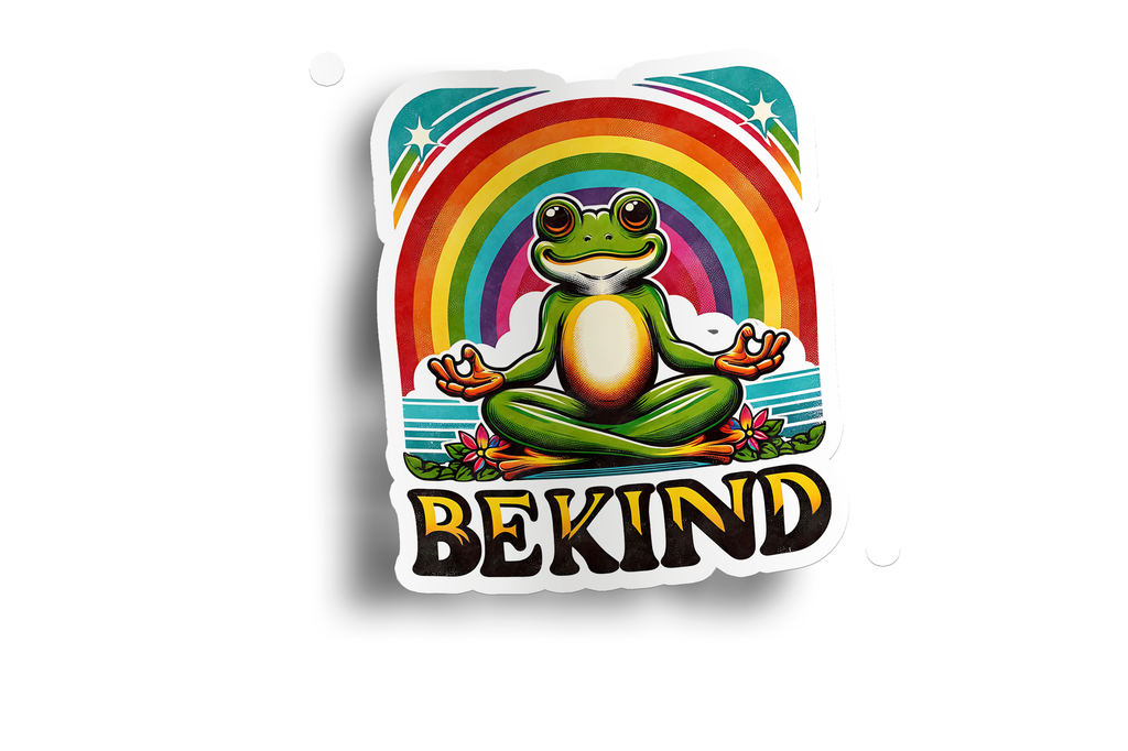 Hippie Be Kind Sticker