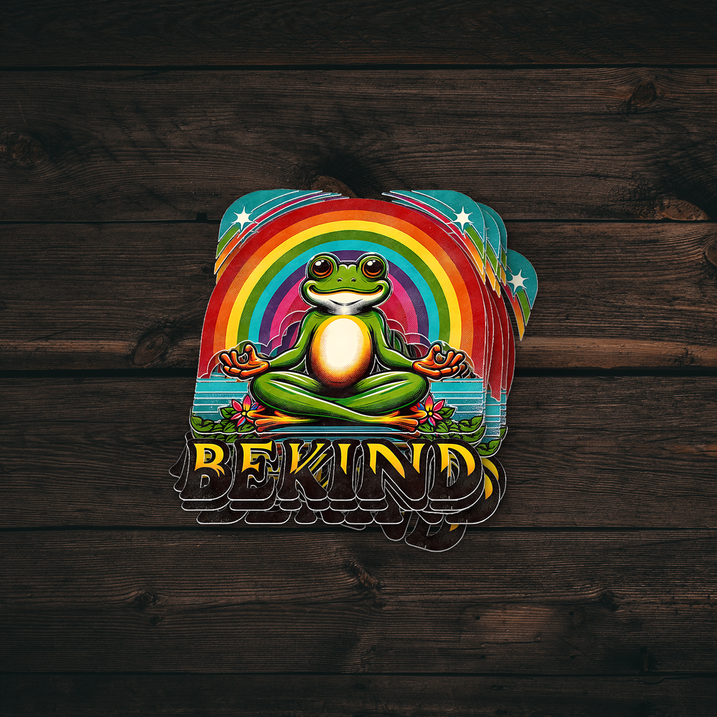 Hippie Be Kind Sticker