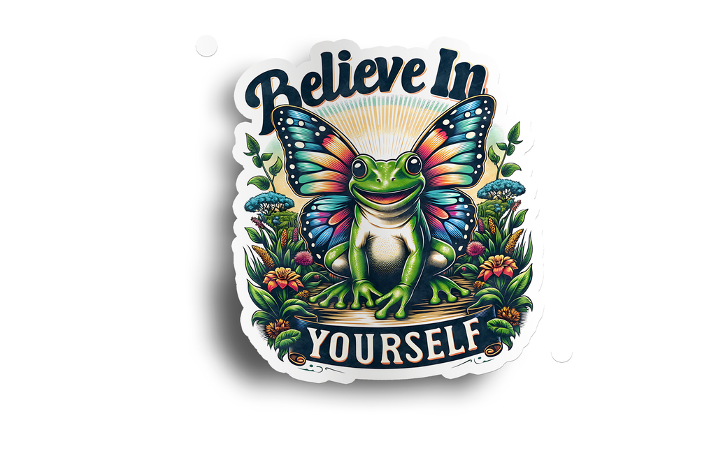 Hippie Believe In Yourself Sticker