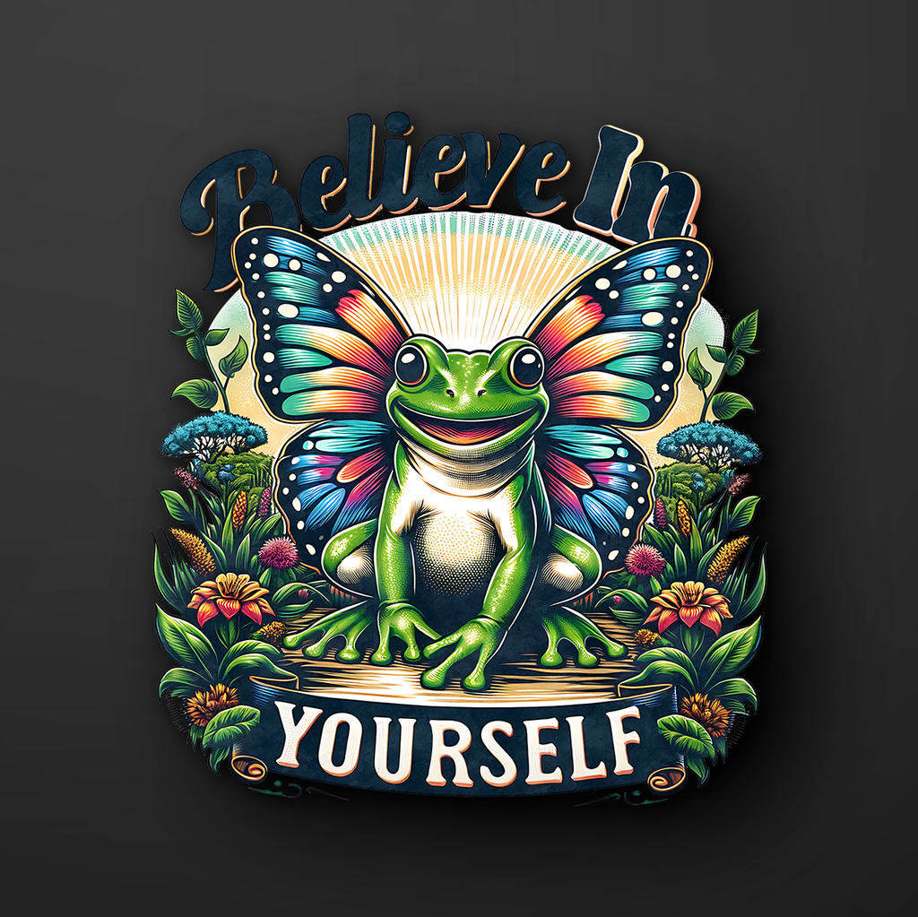 Hippie Believe In Yourself Sticker