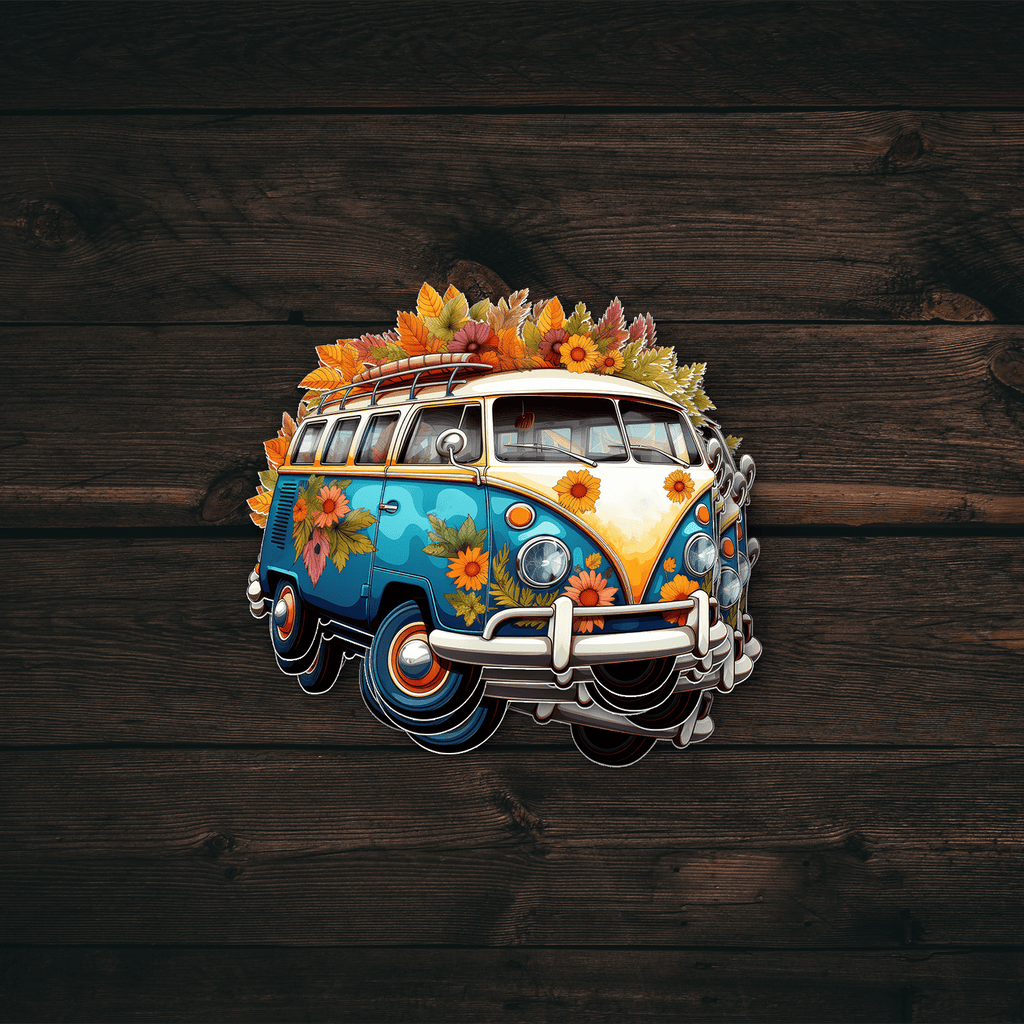 Hippie Van Sticker