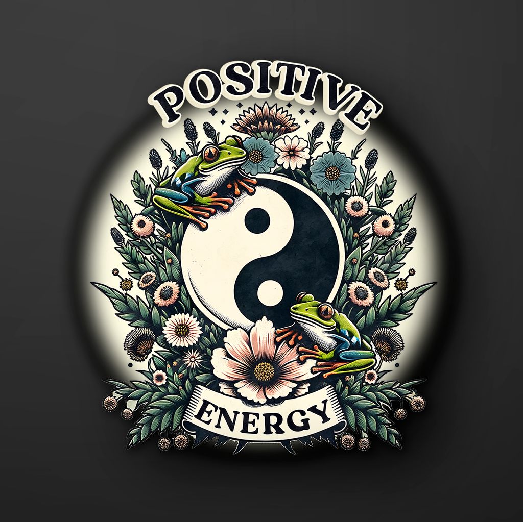 Hippie Positive Energy Sticker