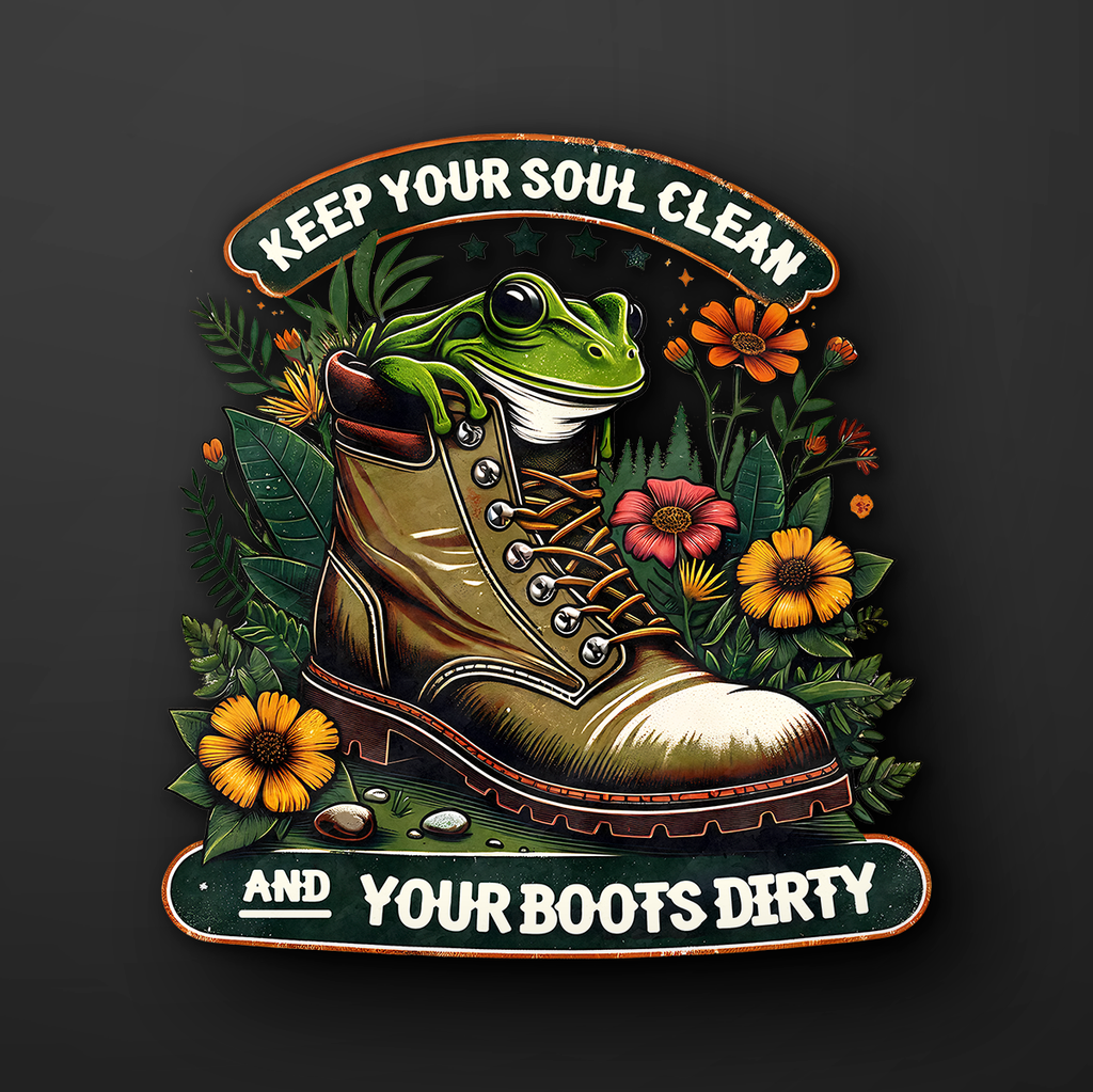 Keep Your Soul Clean Boot Sticker