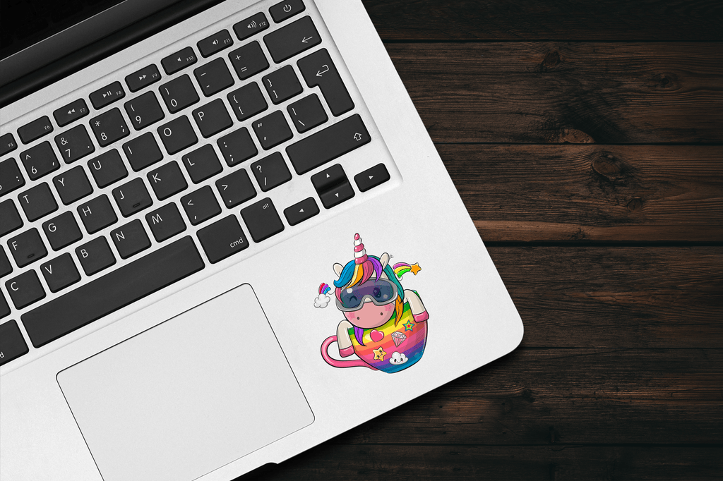 Unicorn Hippie Coffee Sticker