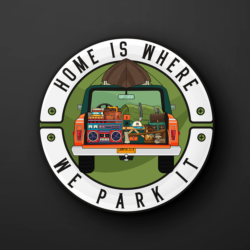 Home Is Where You Park It Sticker