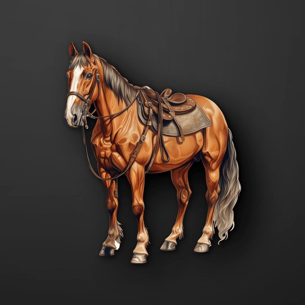 Western Horse Sticker