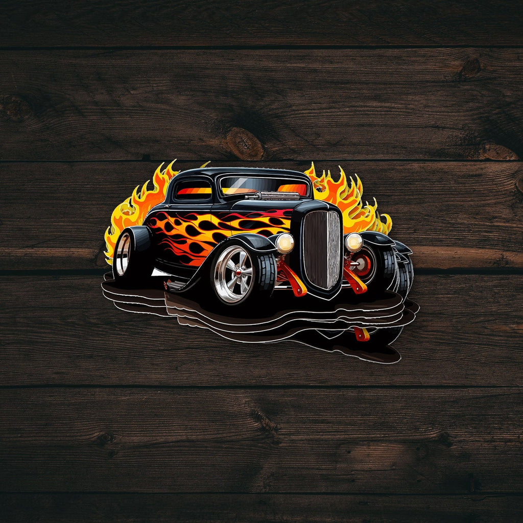 Hot Rod Roadster Decal