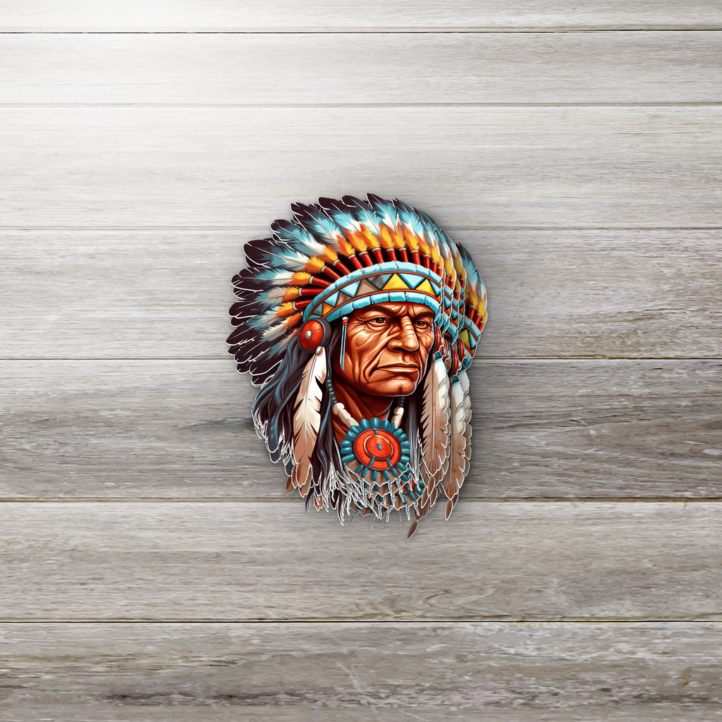 Native Chief Sticker