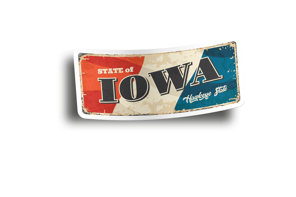 Iowa State Vintage Sticker