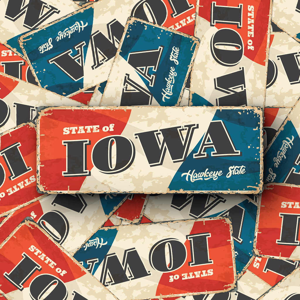 Iowa State Vintage Sticker