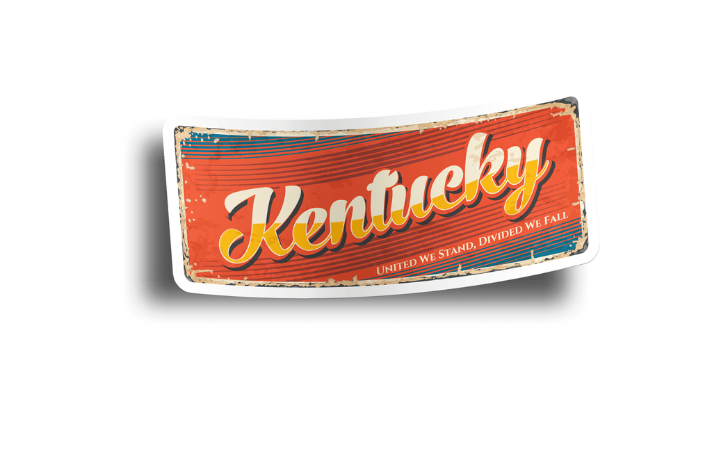 Kentucky State Vintage Sticker