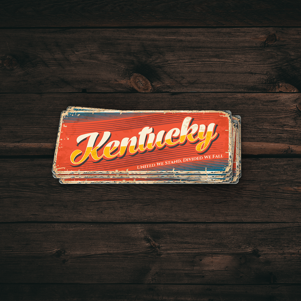 Kentucky State Vintage Sticker