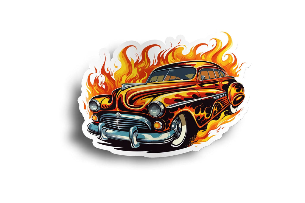 Classic Low Rider Car Sticker