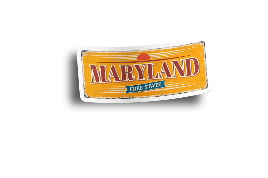 Maryland State Vintage Sticker