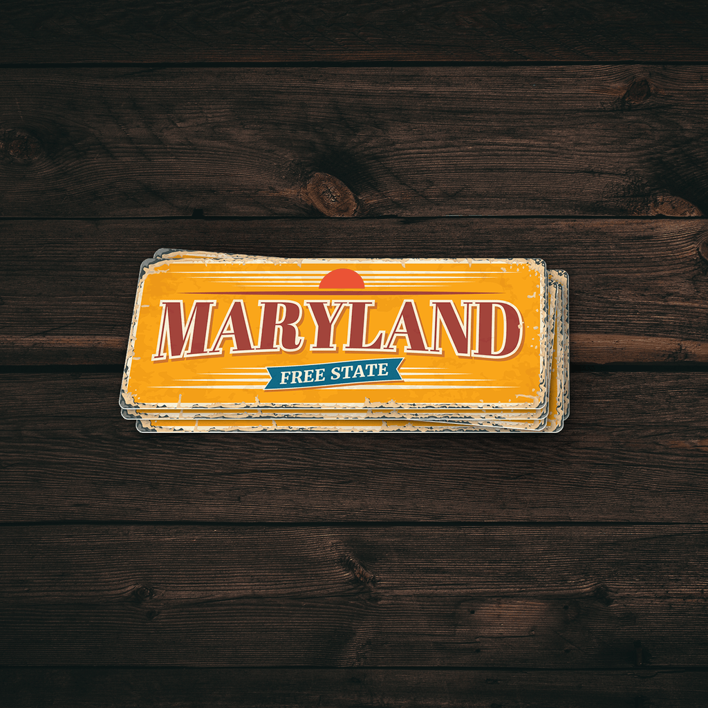 Maryland State Vintage Sticker