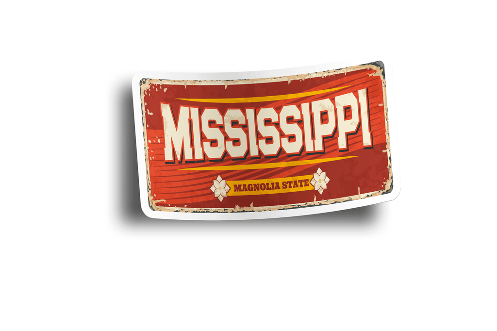 Mississippi State Vintage Sticker