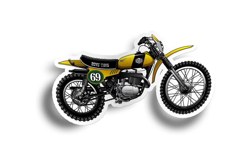 Motocross Motorcycle Sticker