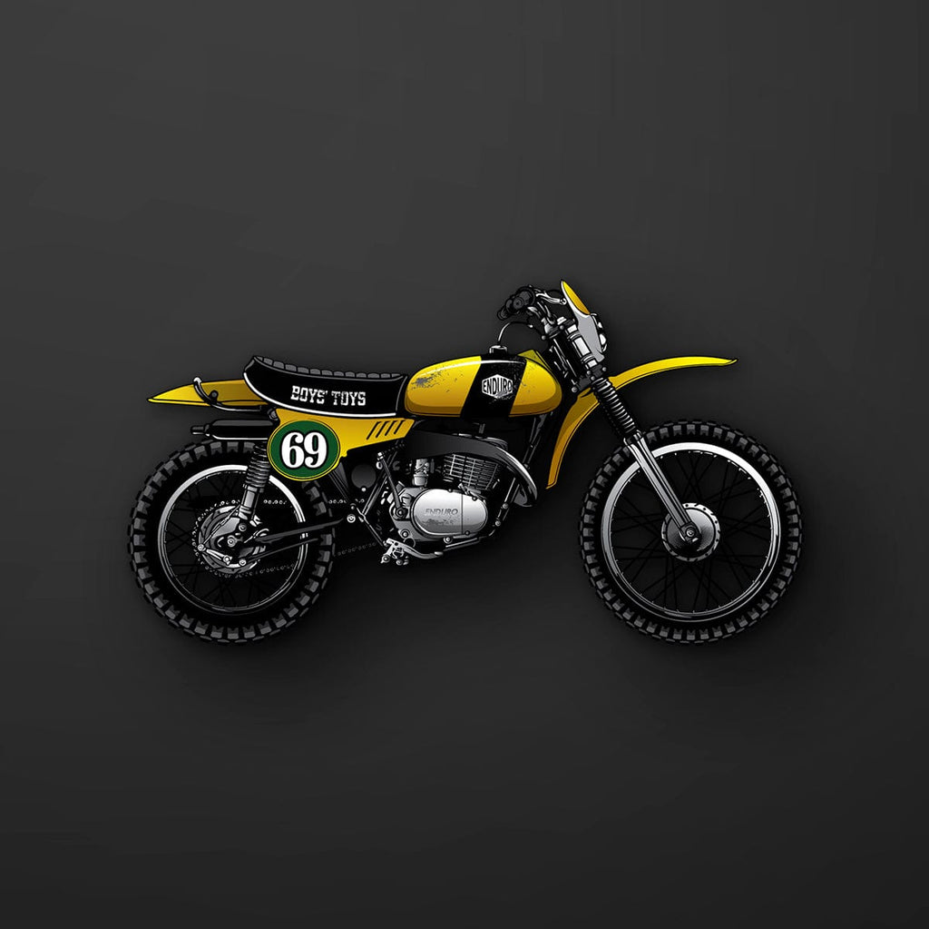 Motocross Motorcycle Sticker