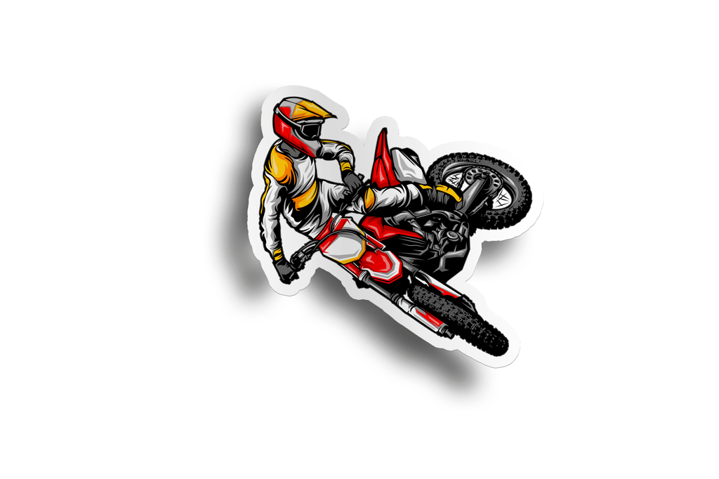 Supercross Rider Sticker