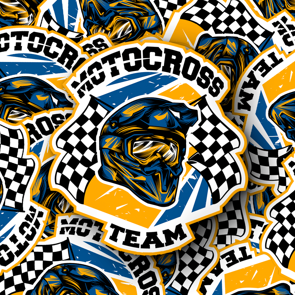 Motocross Team Sticker