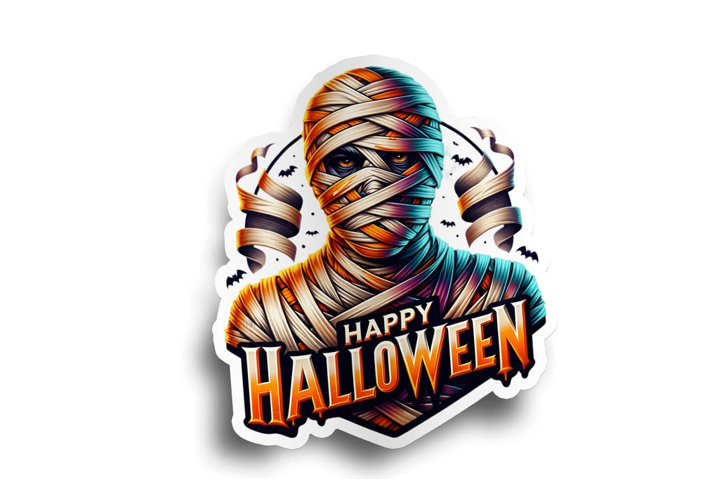 Mummy Halloween Sticker