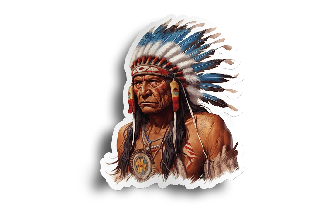 Indian Chief Sticker