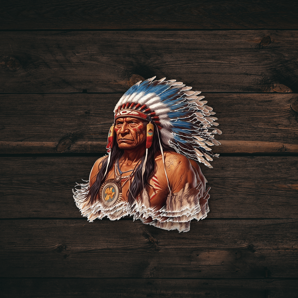 Indian Chief Sticker