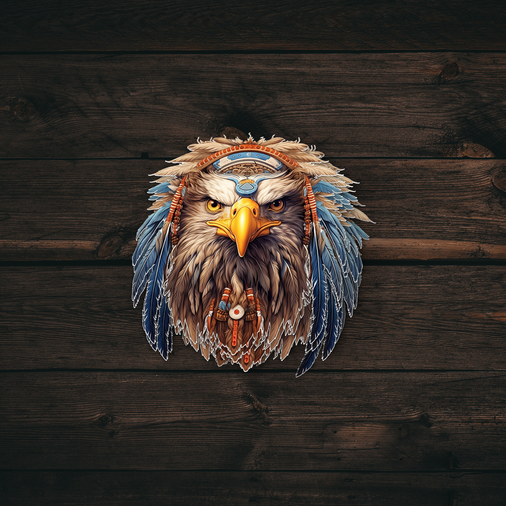 Native American Eagle Sticker