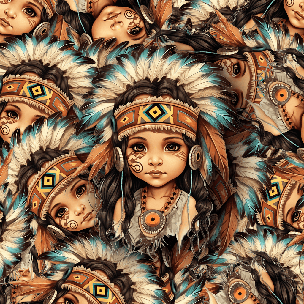 Native Girl Sticker