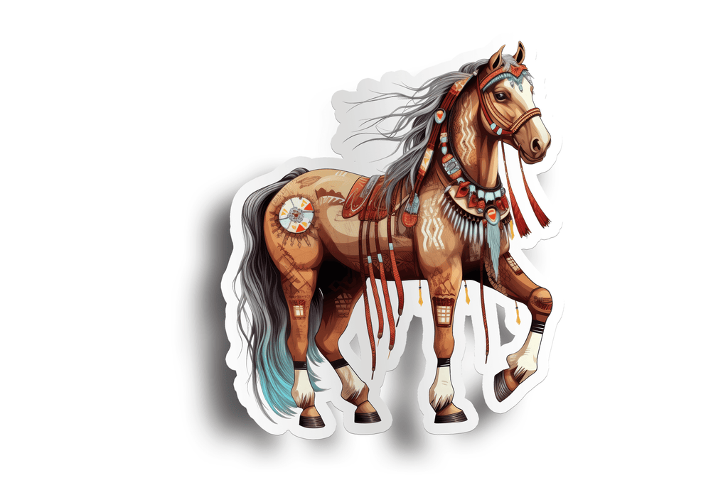 Native Horse Sticker