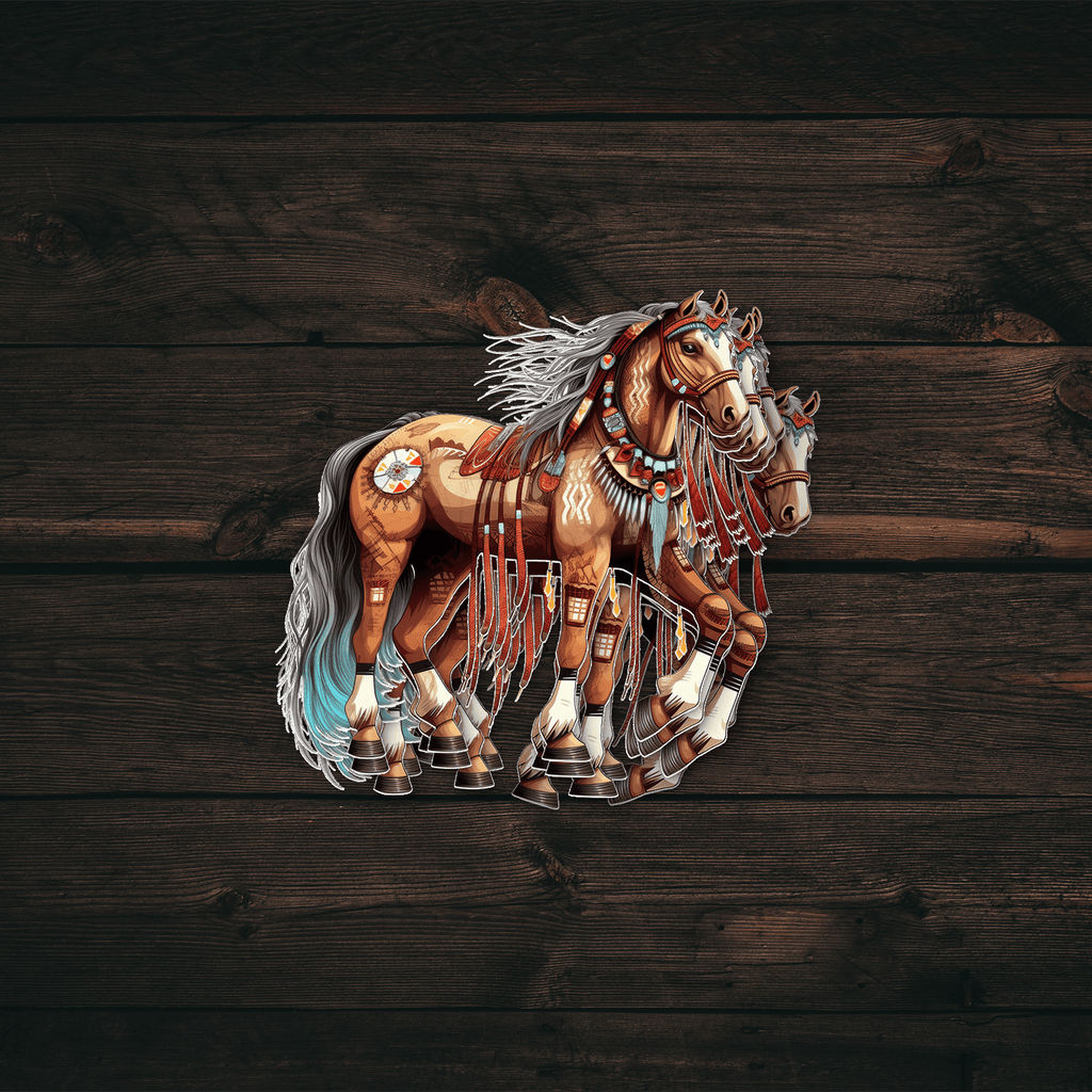 Native Horse Sticker