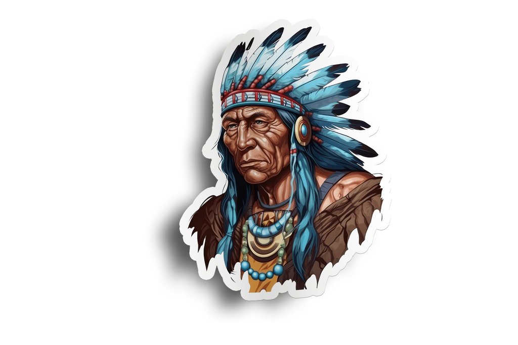 Indian Chief Elder Sticker