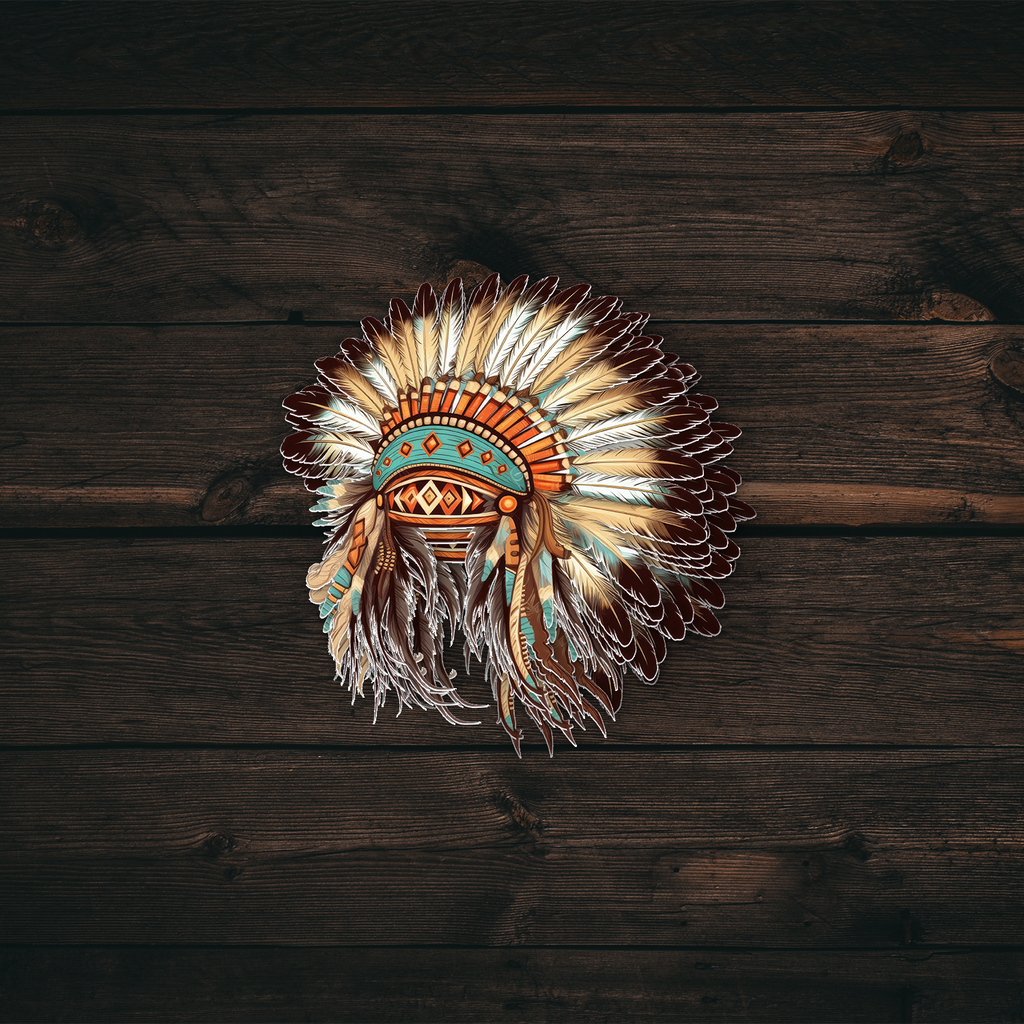 native-indian-headdress-sticker