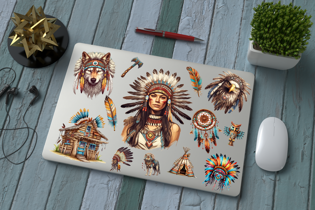 Native Indian Mystery Sticker Pack